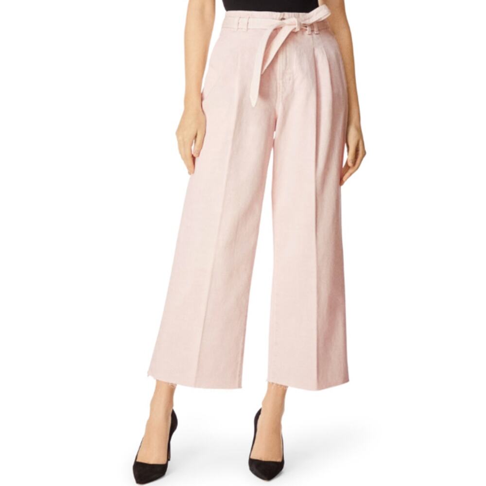 J Brand Light Pink Wide Leg Jeans